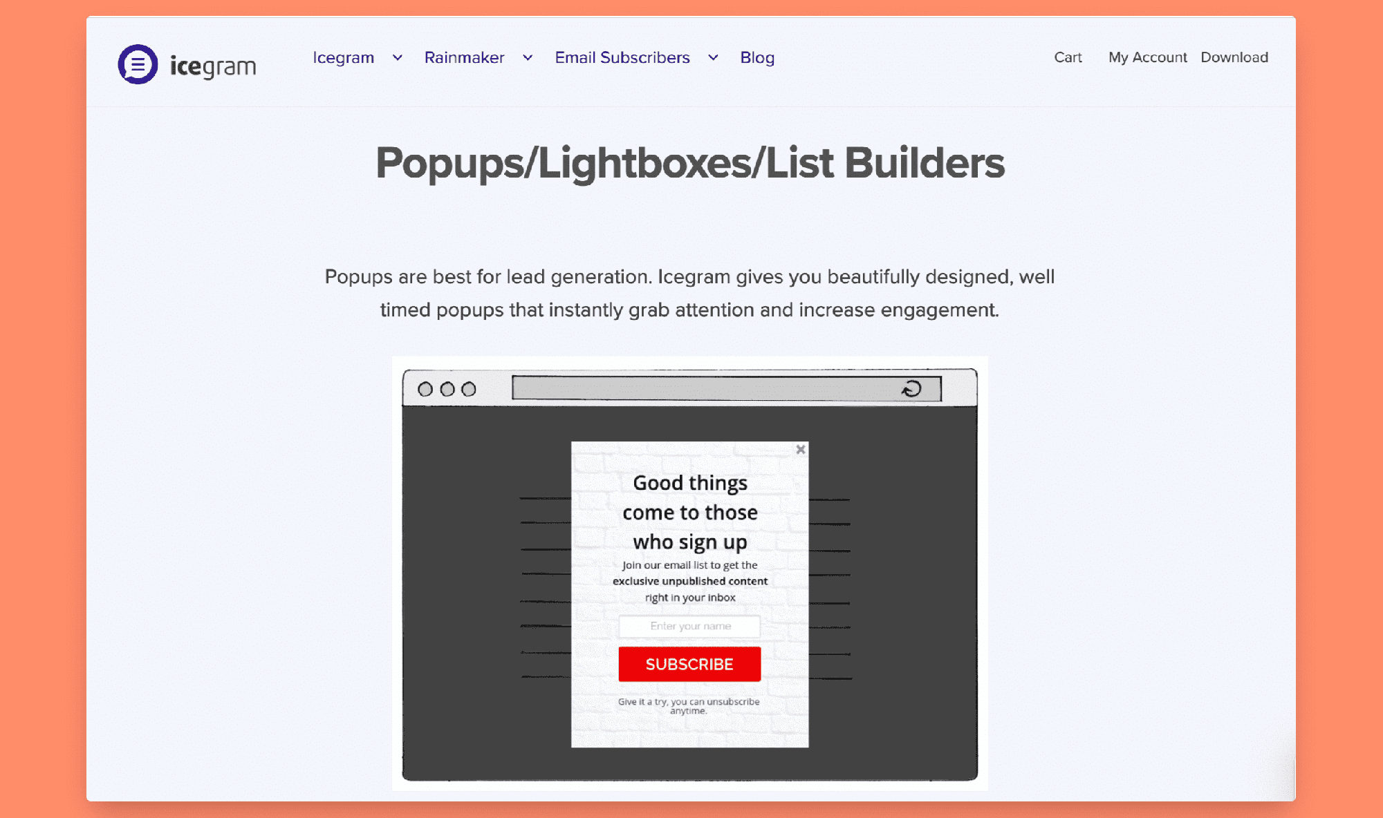 5 Best WordPress Popup Builders 6 icegram popups