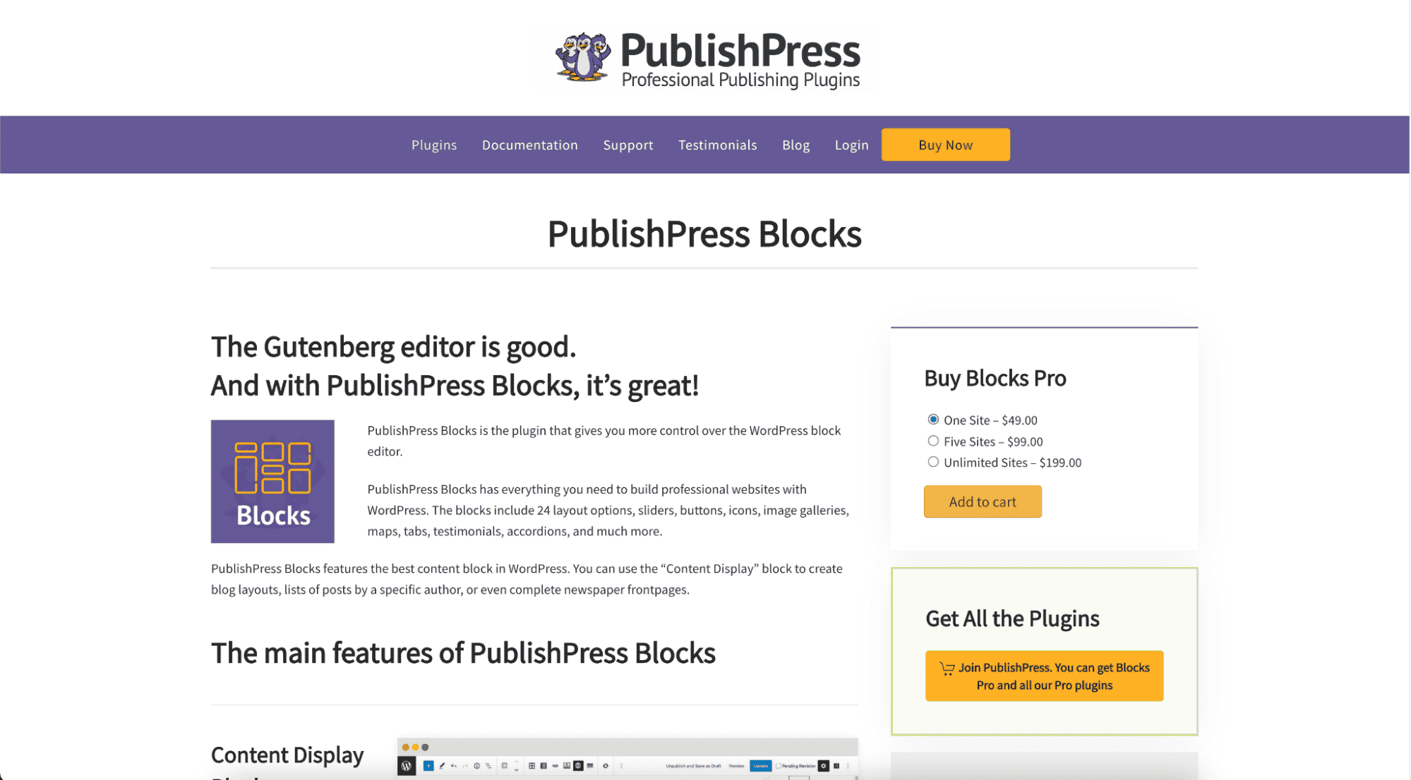 12 Best Gutenberg Plugins for WordPress 11 publishpress homepage