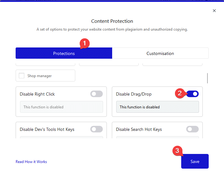 How to Stop Drag and Drop on WordPress Website? 1 disable drag drop