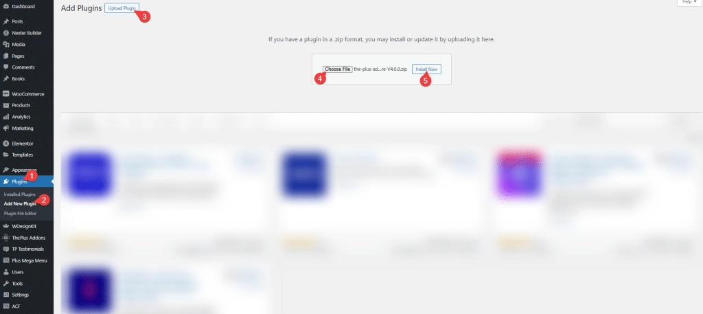 How to Install and Activate Nexter Blocks Free and Pro 4 nexter blocks plugin pro install 3