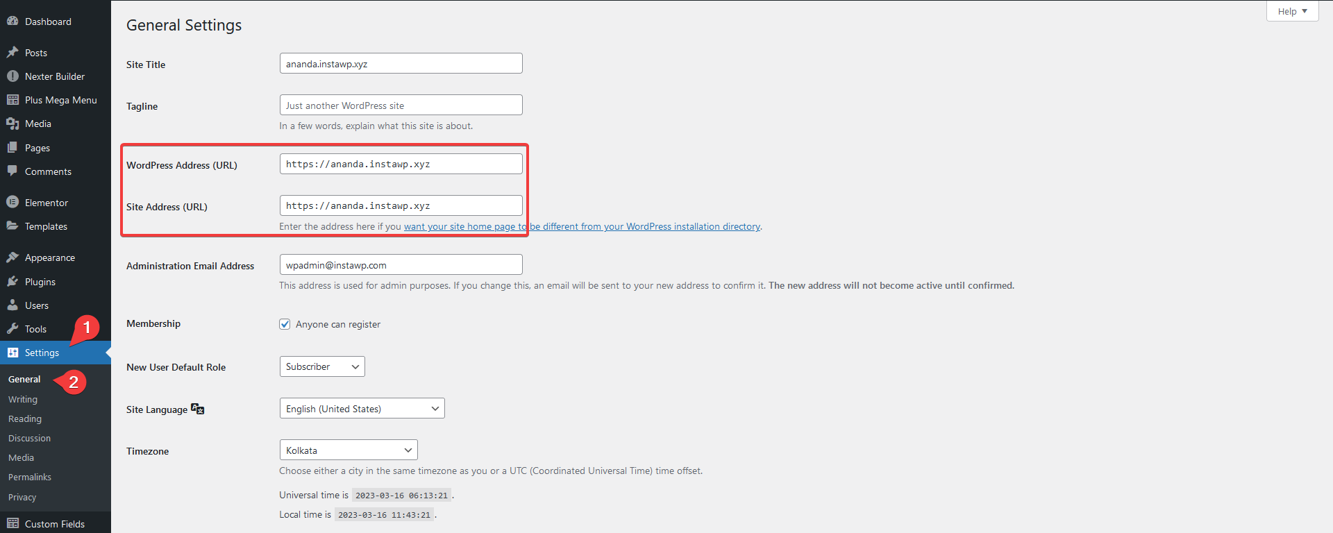 How to Install and Activate Nexter Blocks Free and Pro 11 wordpress address url site address url