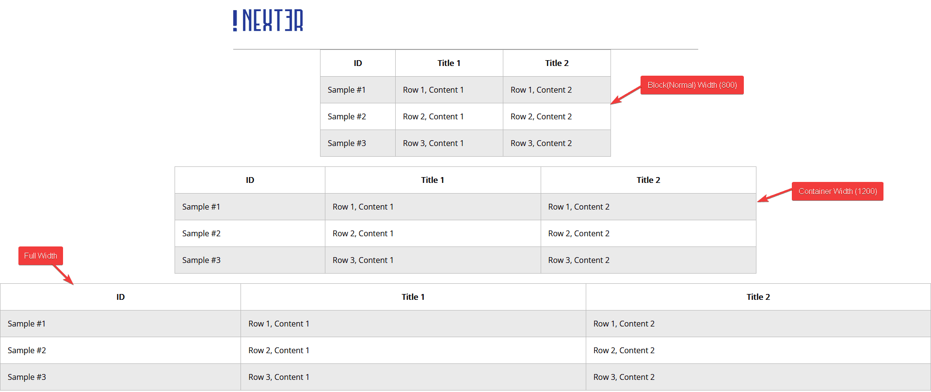 Enhance Your Website's Appearance With General Settings 4 nexter customiser container block editor demo