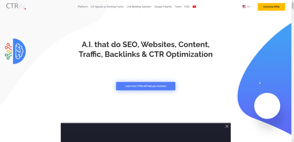 CTRify AI SEO Content plugin for WordPress