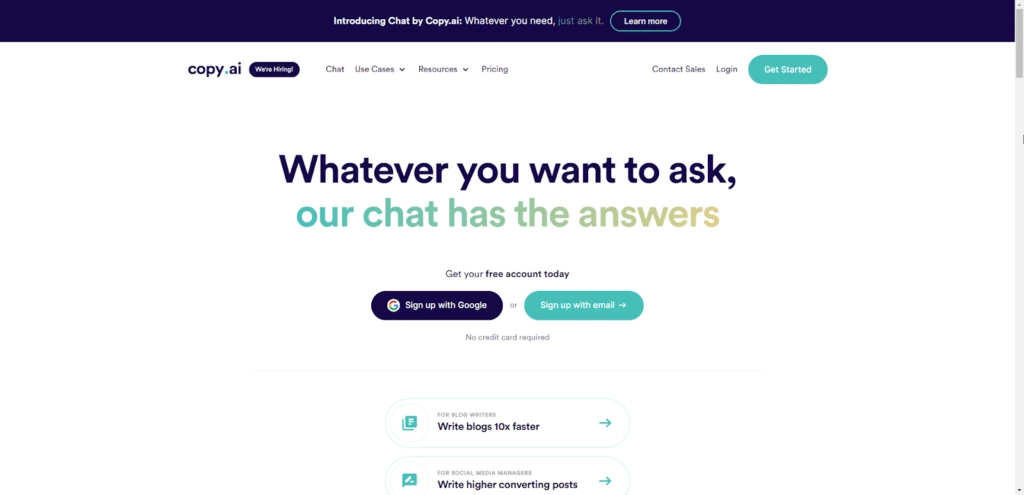 5 Best AI Blog Content Writing Tools for WordPress (AI Content Generators) 6 Copy ai