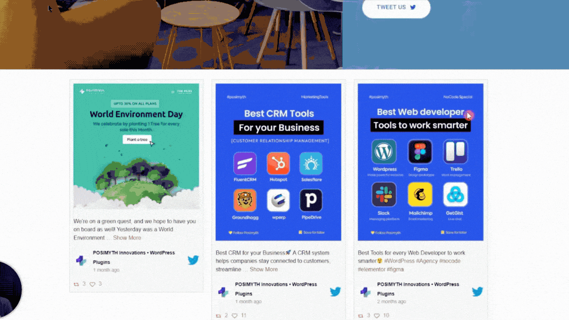 open content on click 1