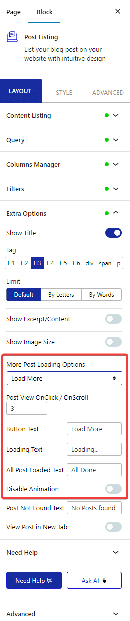 How to Add Read More Button in Blog Posts in WordPress? (Load More Button) 1 post listing layout load more