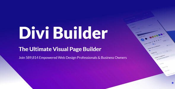 Divi visual drag and drop WordPress page builder by Elegant Themes