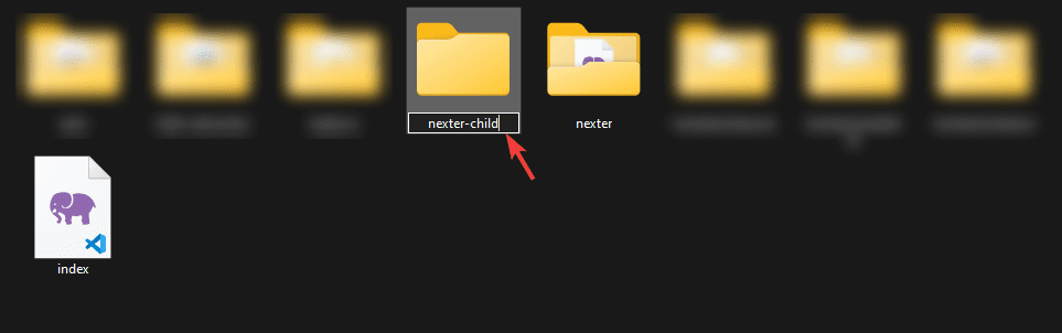 create child theme folder