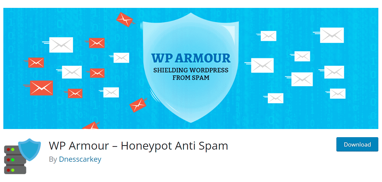 WP Armour honeypot anti-spam plugin for WordPress