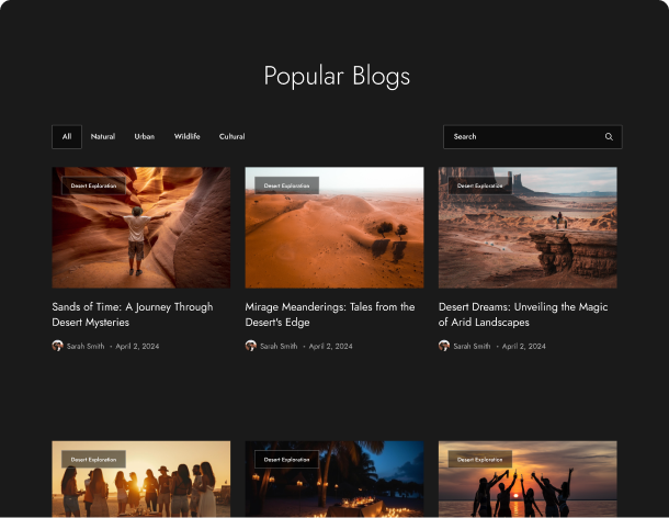 Blog & Post Builder Block For WordPress 57 Blog Listing travel