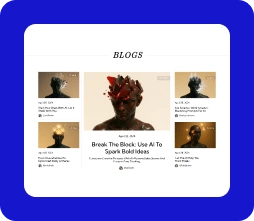 Magazine Style Blog Listing