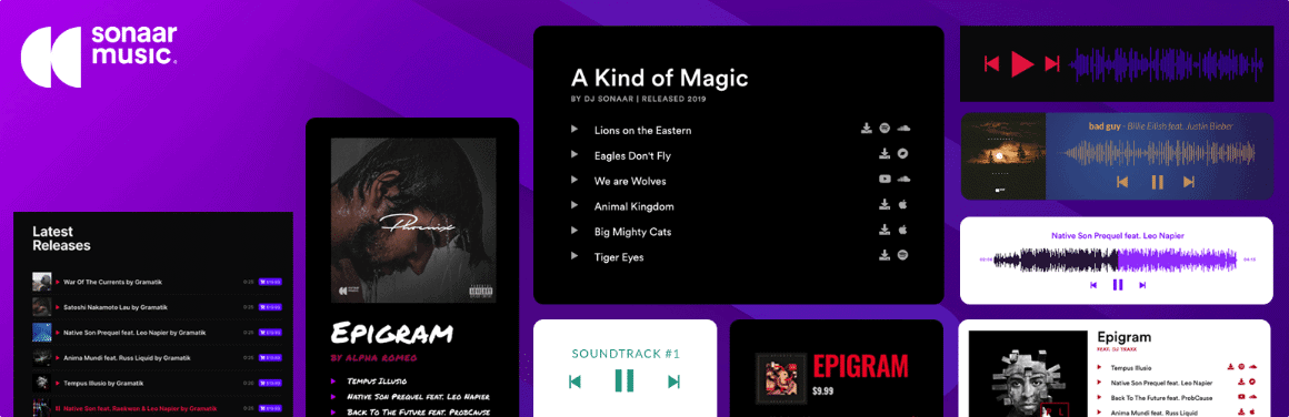 Sonaar Music WordPress audio player