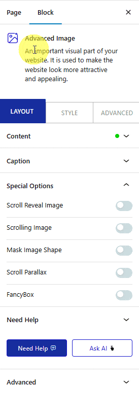 How to Add a Parallax Image in WordPress? 1 advanced image parallax image
