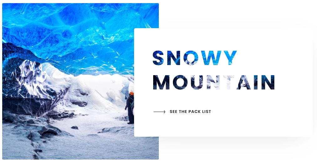 advanced typography knockout text demo 1