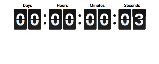 countdown message demo