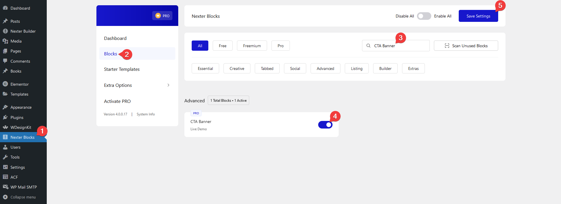 cta banner activation