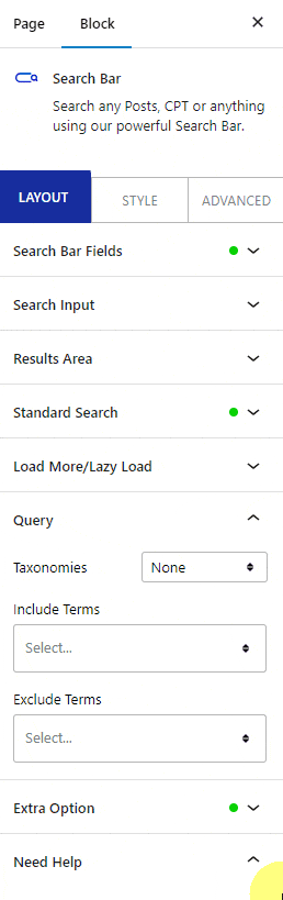 How to Limit WordPress Search by a Taxonomy Term? 1 searchbar query include terms