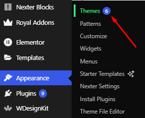 Option in WordPress Dashboard