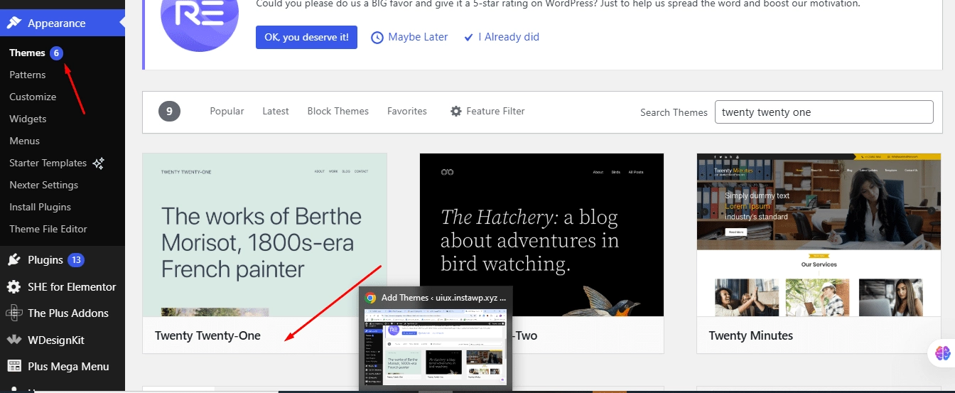 Revert to Default Theme