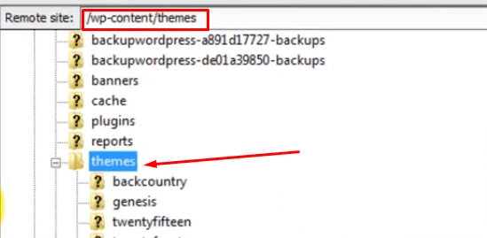 Uploading Themes via FTP 1