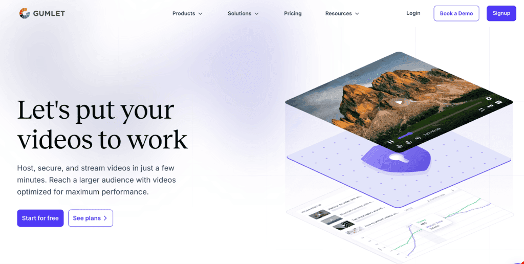 Gumlet enterprise video platform