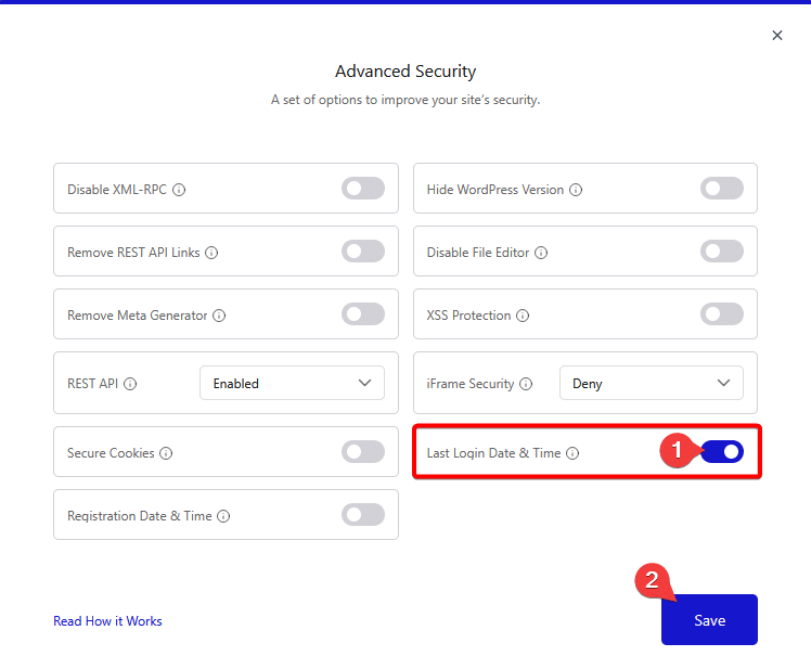 last login date time