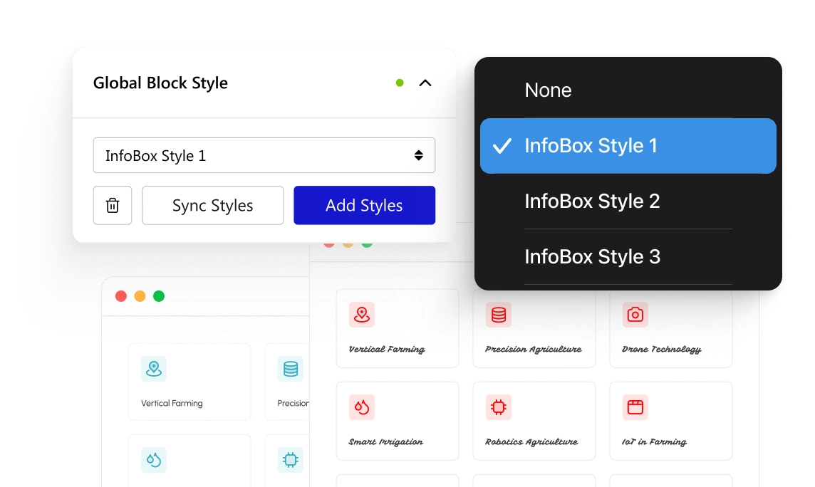 Create Different Looks for the Same Block