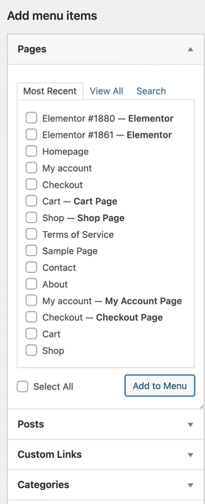 How to Change the Menu in WordPress