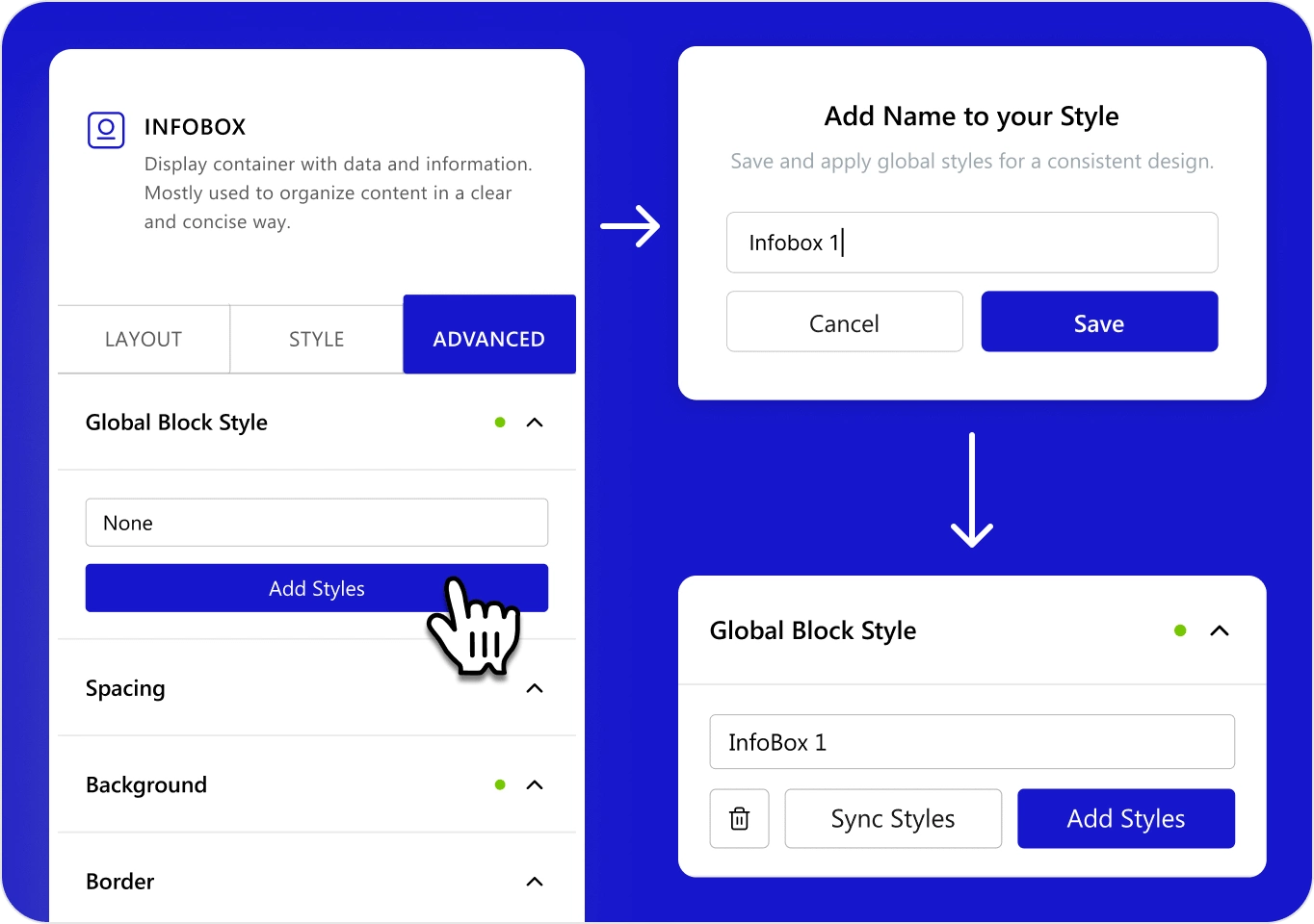 Save Style as Global Preset 1