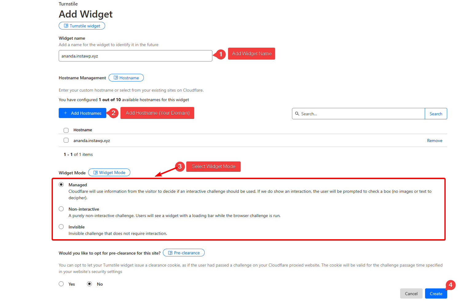 create cloudflare turnstile 2