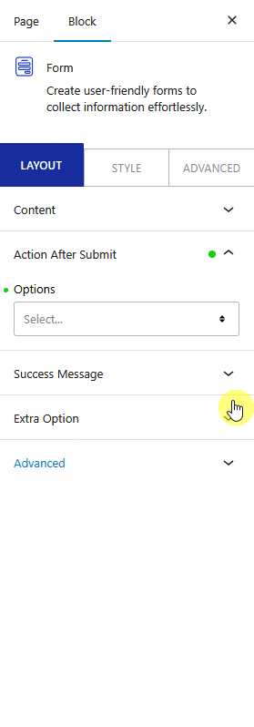 form action after submit convertkit