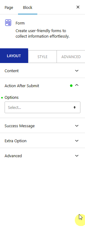 form action after submit discord