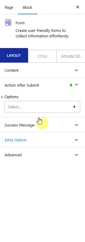 form action after submit webhook 4