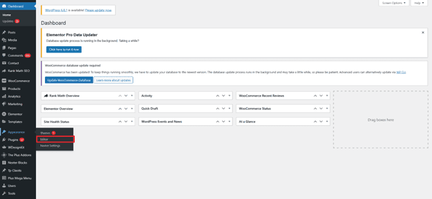 Verify theme supports block patterns in WordPress Appearance Editor
