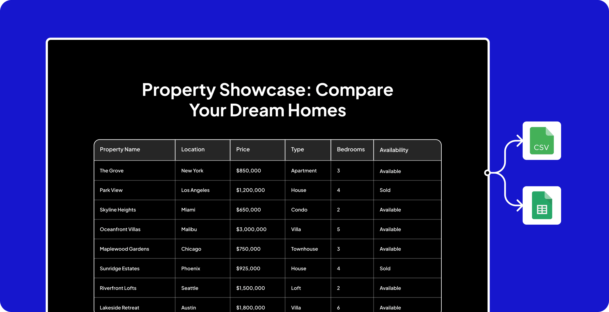 google sheet csv file