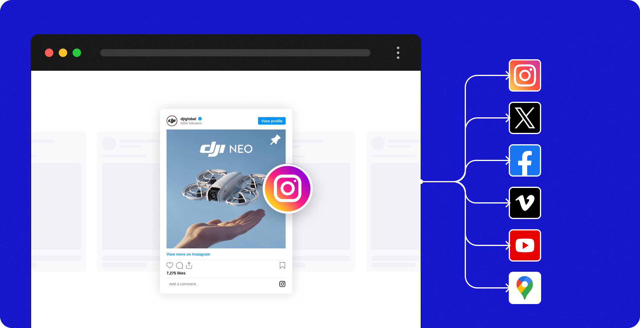 multi plateform feed