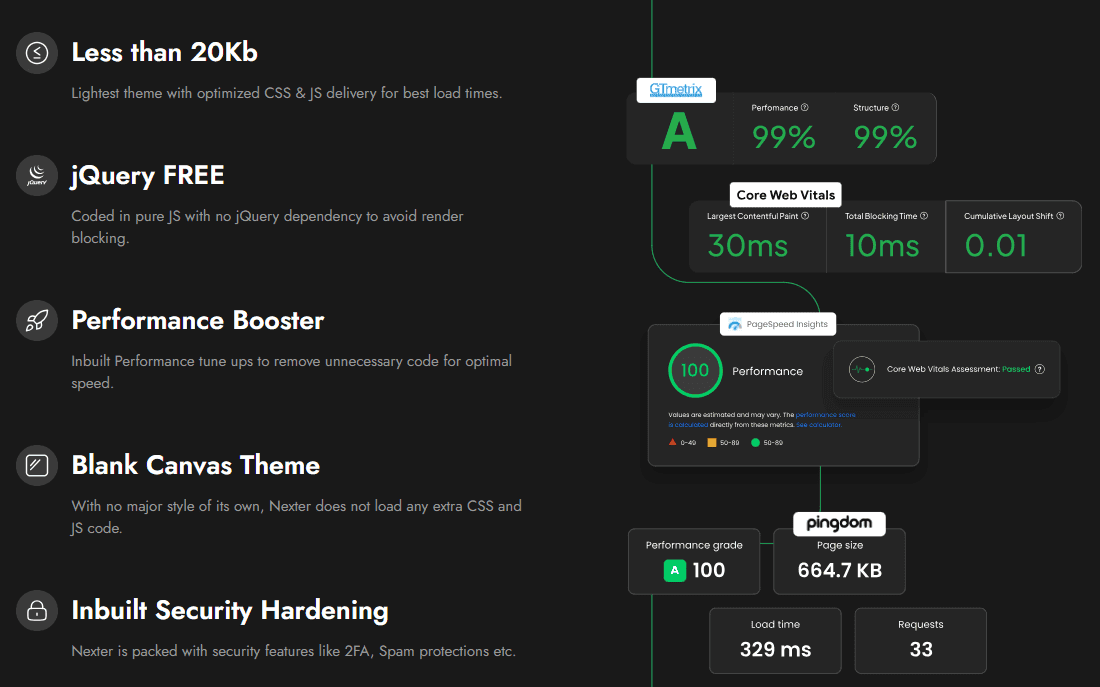Nexter WordPress theme and blocks toolkit