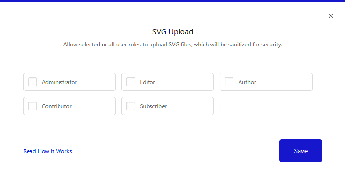 svg upload popup