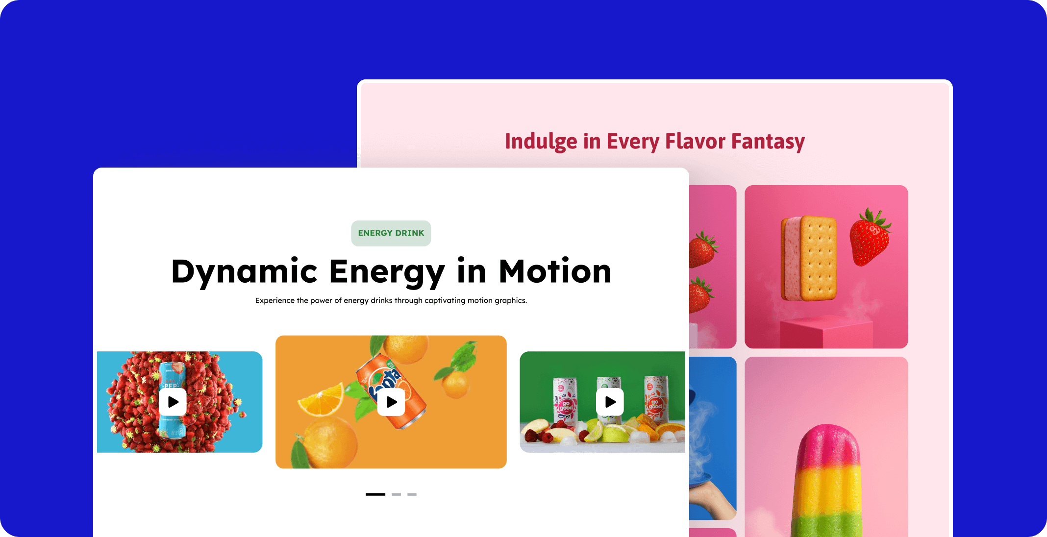 visual content block