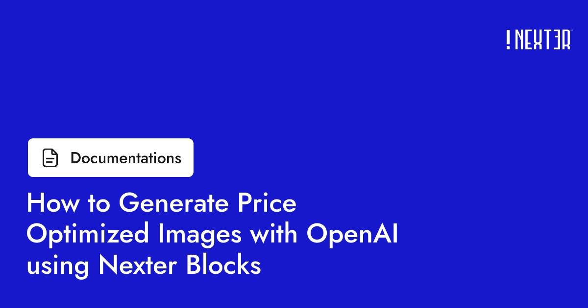 Generating content with OpenAI inside WordPress using Nexter Blocks