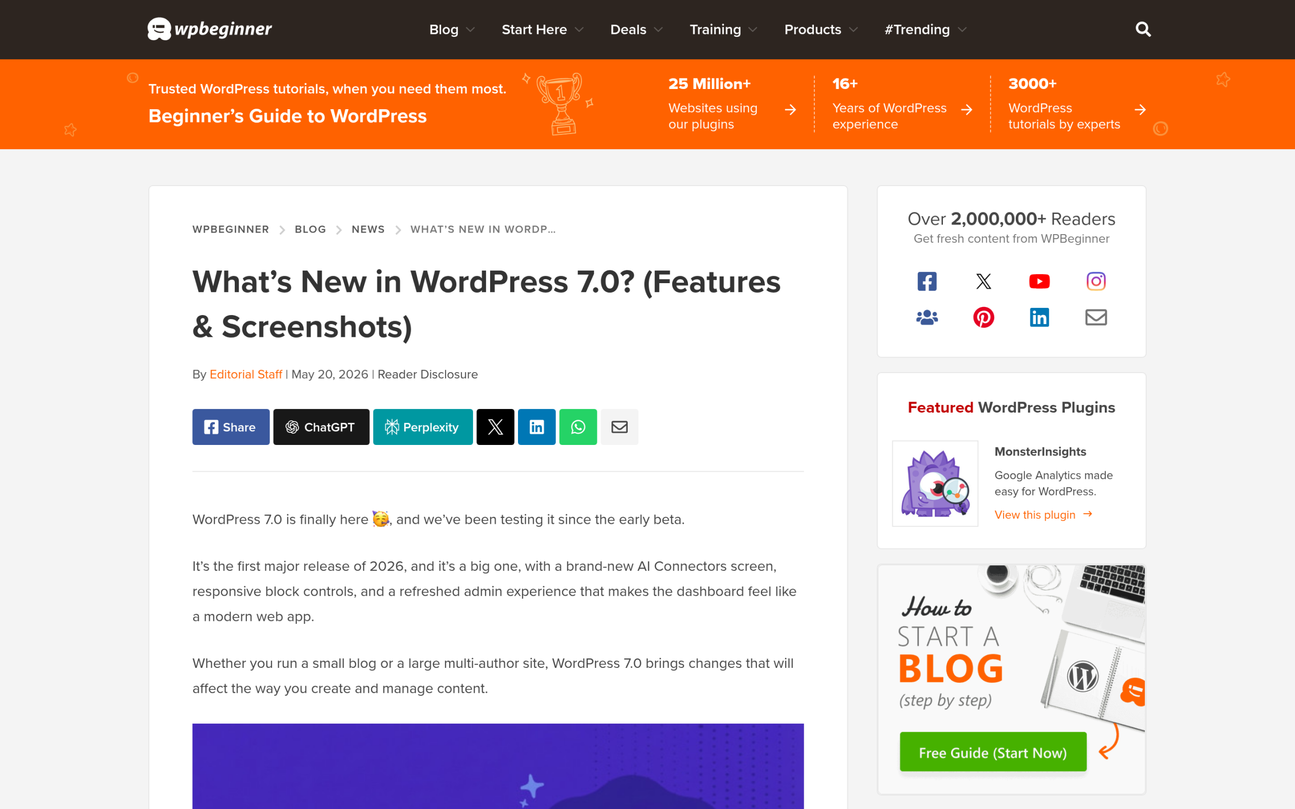 WordPress 7.0 block editor features including device visibility and block CSS