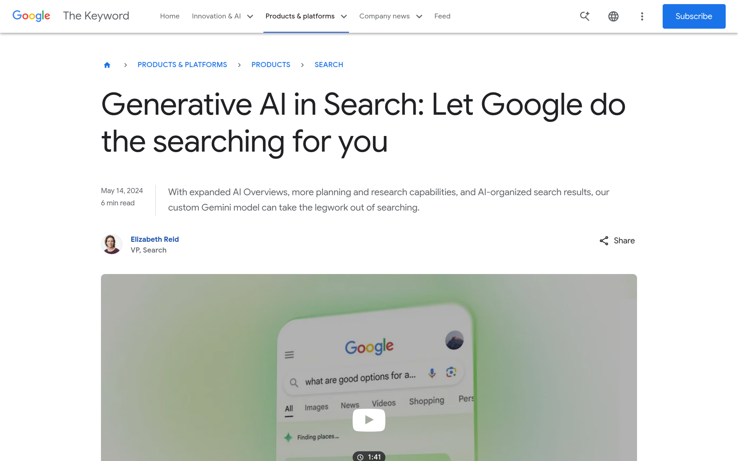 Google announces AI Overviews rolling out to everyone in the US in May 2024