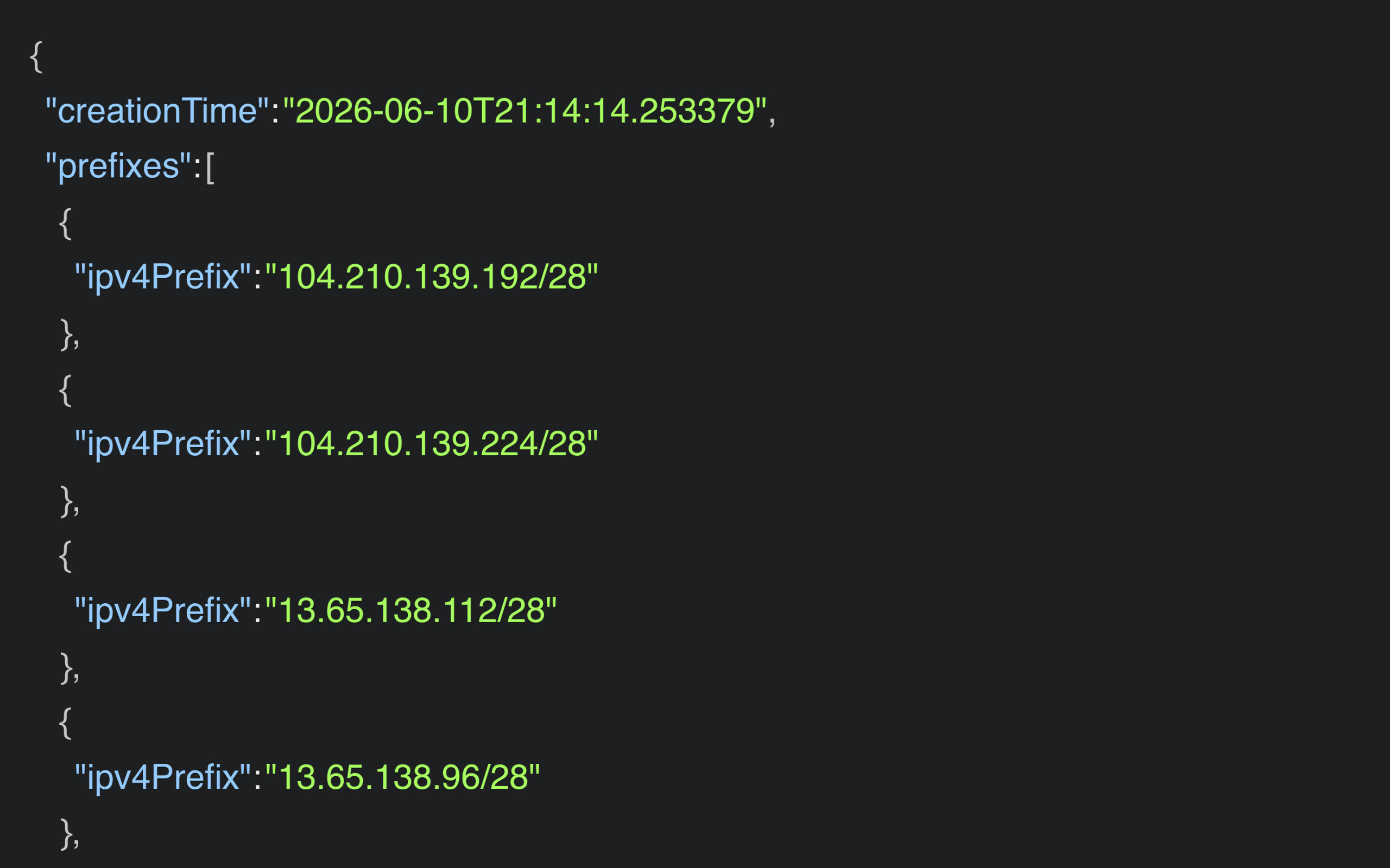OpenAI published ChatGPT-User IP range JSON for verification