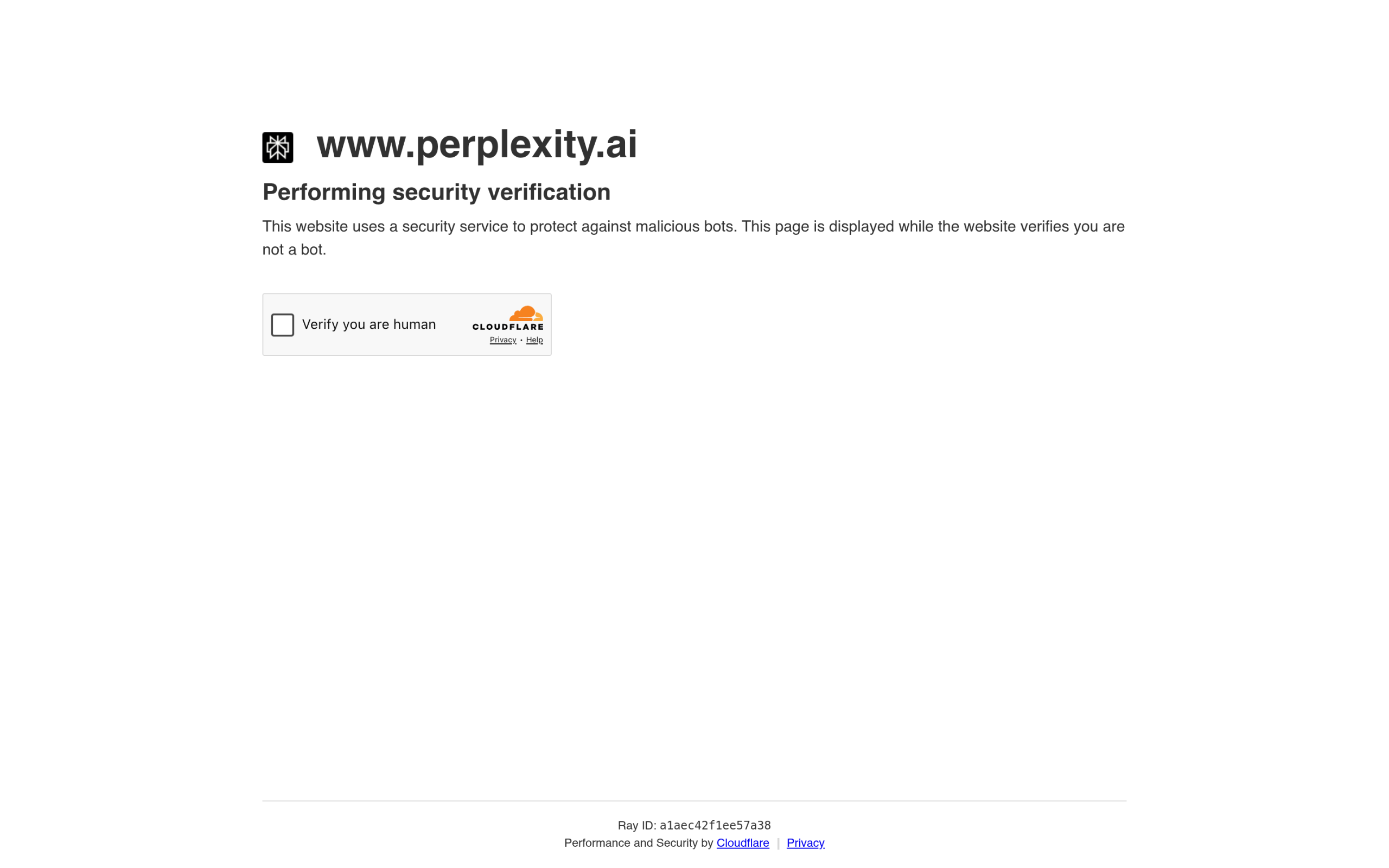 Perplexity Comet browser homepage describing an AI browser and personal assistant